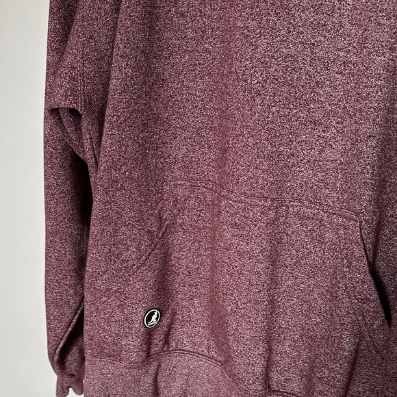 2 Kangol Two-Tone Maroon and Gray Pullover Hoodies - Picture 8 of 10